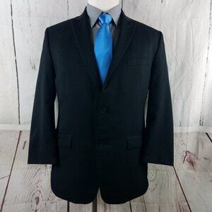 Calvin Klein 41R Mens Black Suit Blazer Sport Coat